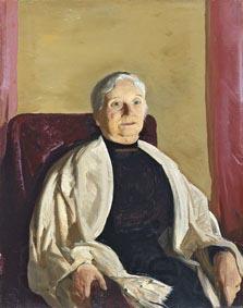 George Wesley Bellows A Grandmother Norge oil painting art
